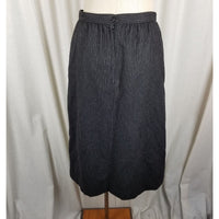 Vintage Sasson Pinstripes Wool Pencil Skirt Blazer Jacket Suit Set Womens 10 11