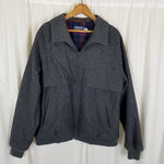 Vintage Pendleton Mottled Wool Bomber Jacket Mens M Knit Trim Plaid Lined USA