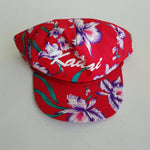 Vintage Kauai Hawaiian Hibiscus Flowers Baseball Hat Cap Mens OS Snapback Nissin