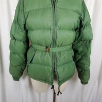 Vintage Frostline Kit Hooded Goose Down Quilted Puffer Parka Jacket Womens S