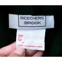 Beechers Brook Woven Jersey Knit Shawl Collar Wrap dress Womens 8 Black Canada