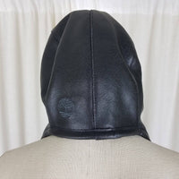 Vintage Timberland Vegan Shearling Wool Leather Bomber Aviator Hat Cap Mens XL