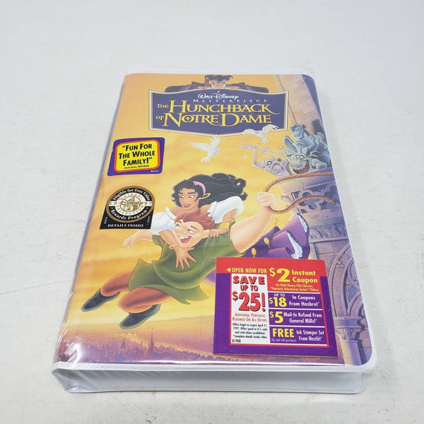 VHS Disney Hunchback of Notre Dame 1997 Clamshell Brand New Factory Sealed
