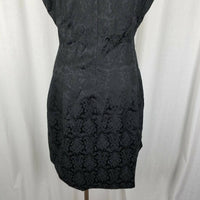 Eva Mendez Black Brocade Dress Suit Outfit Blazer Jacket Womens 10 Fit & Flare