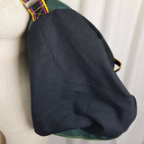 Vintage European Style Cleveland Drawstring Duffle Sling Backpack Weekender 90s