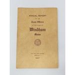 Annual Report Town Officers of Windham Maine February 1 1947 Cumberland County