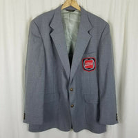 Vintage Coca Cola RMC Executive Wear Uniform Blazer Jacket Sportcoat 46L USA