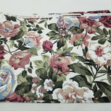 Atelier Originals 1988 Screenprint Floral Upholstery Fabric 2 Pieces Lot Vintage