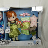 Disney Store Animators' Collection 16" Anna & Elsa Deluxe Gift Set Dolls Frozen