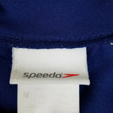 Speedo Streamline Warm Up Swim Team Jacket Windbreaker Mens M Full Zip Contrast