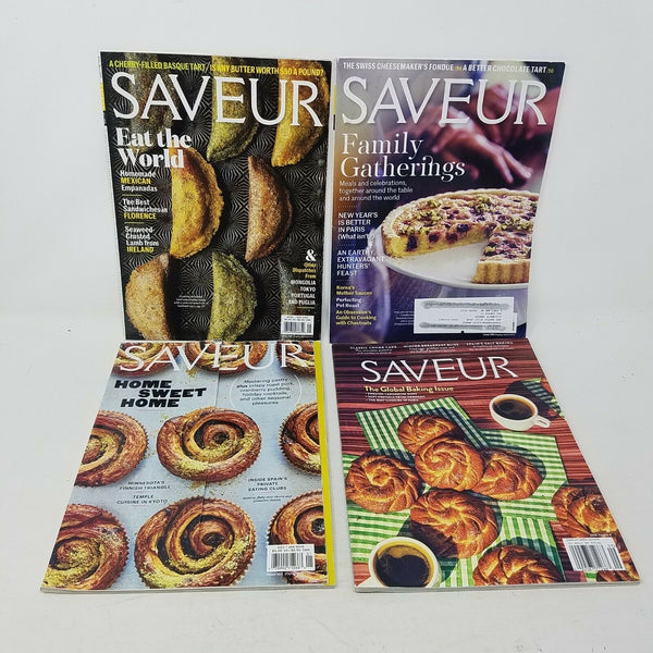 Saveur Magazine 2017 2018 Lot of 4 186 188 192 Editions Issues Cooking Food