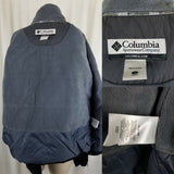 Columbia Black Fleece Lined Falmouth Parka Jacket Full Zip Womens L Windbreaker