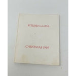Steuben Crystal Christmas 1969 Catalog Photos Pics Advertisement Pricing Prices
