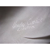 Hardy Amies London Leather Cafe Clicker Bomber Jacket Mens L Vintage Knit Trim