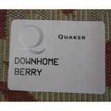 Quaker Downhome Berry Fabric Sample Tapestry Folk Art Country Primitive Crafts