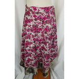 Mexicali Blues Layered Wrap Long Maxi Hippie Boho Silk Skirt Womens L XL Floral