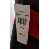 New Directions Woman Striped Jersey Knit Jumper Tunic Dress Womens 2X Plus Size