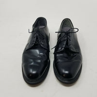 Bates Uniform Footwear Black Dress Shoes Vibram High Gloss Oxford 9.5 D Military