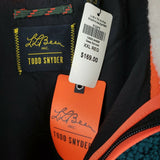 LL Bean X Todd Snyder Hi-Pile Sherpa Zip Pattern Shirt Jacket Shacket Mens XXL