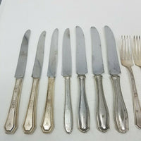 15 Pieces Community Plate Tudor W.M. Rogers & Son AA IS Stainless Silverware