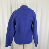 John Meyer Classics Boiled Felted Wool Cardigan Sweater Jacket Blazer Womens S