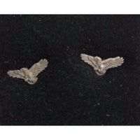 Eagles Birds Stud EARRINGS Pewter Made in the USA Silver Metal Maine Wildlife