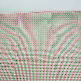 Screenprinted Check Checked Cotton Fabric 1+ yards