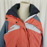 Columbia Core Interchange 3-in-1 Winter Parka Fleece Windbreaker Jacket Womens M