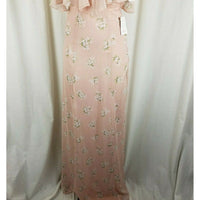 Show Me Your MuMu Floral Caitlin Maxi Boho Flutter Dress Womens XS Bridesmaid
