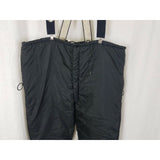 Vintage Horizon Police Black Pants Insulated Winter Snow Suspenders Mens L USA