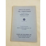 American European Oil Paintings Finger Plaza Art Galleries Auction Catalog 1943