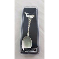 Miniature Decorative Souvenir Pewter Spoons Humpback Whale New England Silver