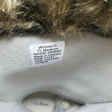 LL Bean Carrabassett Snow Tall Boots Women 7.5 Pewter Insulated Waterproof Fur