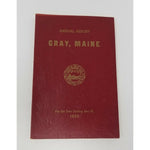 Annual Report Town Officers of Gray Maine December 31 1952 Cumberland County