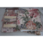 JCPenney Classic Traditions Majestic Floral King Bedskirt 2 Pillow Shams 80s NOS