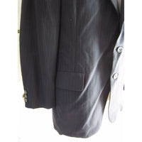 Christian Dior Hart Schaffner & Marx Pinstriped Wool Sport Coat Jacket Blazer L