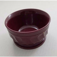 Dinex Turnbury Cranberry 5 Oz. Insulated Bowl Melmac Melamine #3300 Made in USA