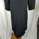 Harve Bernard Petites Alpaca Mohair Wool Long Maxi Peacoat Dress Coat Womens 8P