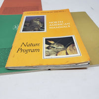 National Audubon Society Nature Programs 1956 4 Booklets Dune Mammals Sea Life