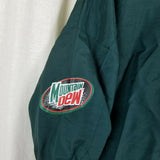 Augusta Sportswear Pepsi Mountain Dew Pullover Windbreaker Shirt Jacket Mens XL