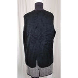 Pietro Sabatini Placket Front Trench Coat Mens 36L Removable Pile Fur Lining