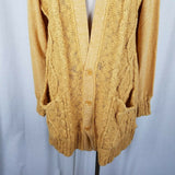 Evy's Tree The Chloe Curry Knit Long Sweater Cardigan Coat Womens 1X Coatigan