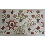 Quaker Downhome Harvest Fabric Samples Tapestry Folk Art Country Primitive Craft