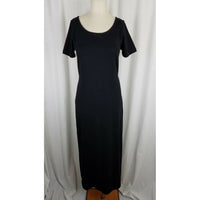 Liz Claiborne Dresses Wool Long Maxi Knit Sweater Dress Womens S Duster Black SS