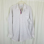 Avis Budget Employee Uniform Long Sleeve Button Up Dress Shirt Mens L Jeff Banks