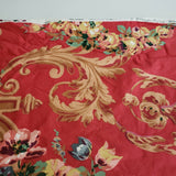Cyrus Clark Josephine Designer Floral Screenprint Upholstery Fabric Vintage 5yds