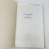 From Long Ago and Many Lands Sophia L. Fahs HC DJ Children's Book Christian