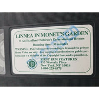 Linnea in Monet's Garden VHS Movie Video Tape Hard Case Clamshell Library Copy