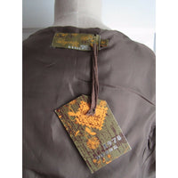 NWT Leyenda Desde 78 Vest Womens L 42 Embellished Studded Wrap Open Front Boho