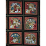 Seasons Greetings Fabric Freedom London England Cotton Fabric Holiday Nativity
